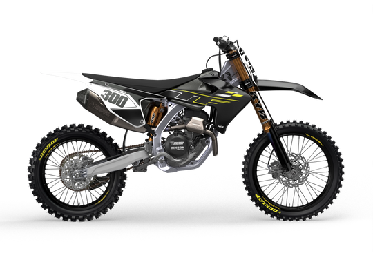 TRIUMPH ROLLER BLACK NUMMERKIT