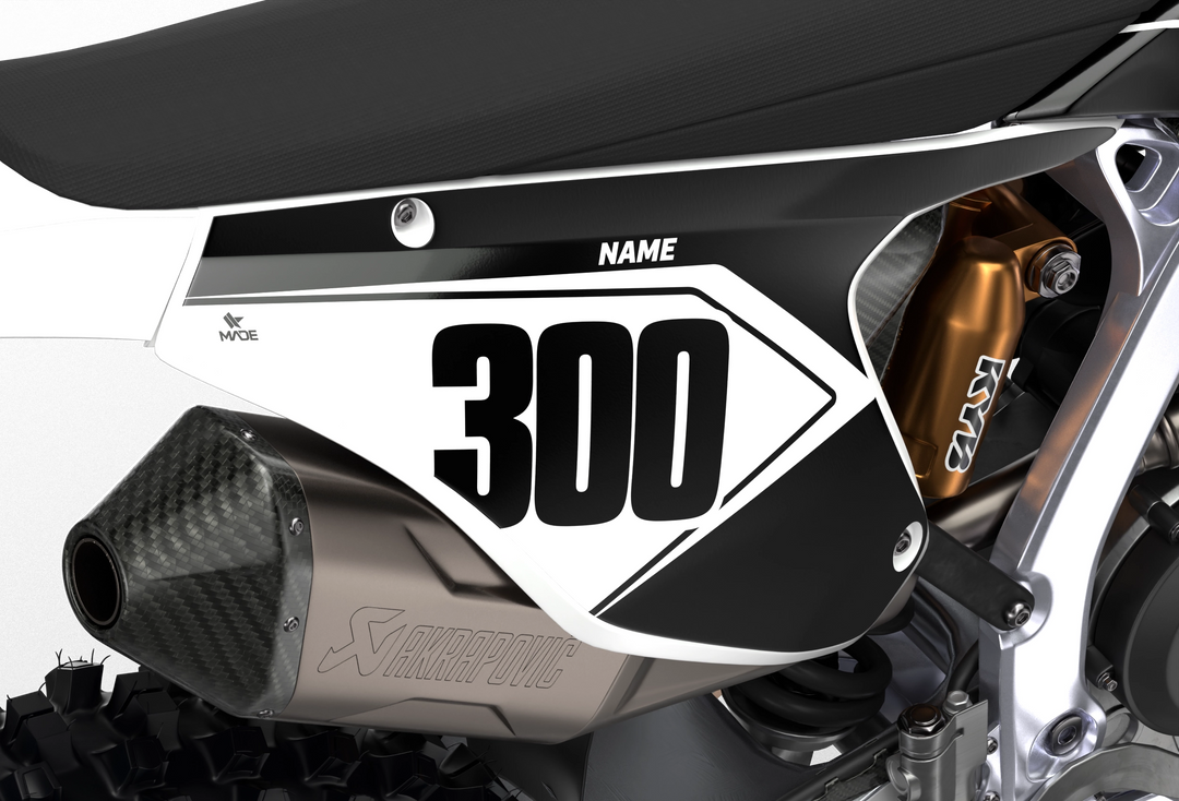 TRIUMPH ROLLER BLACK NUMMERKIT