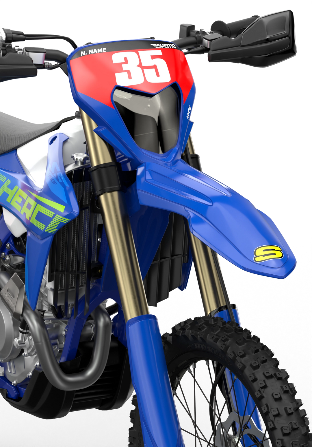 SHERCO ROLLER BLUE NUMMERKIT