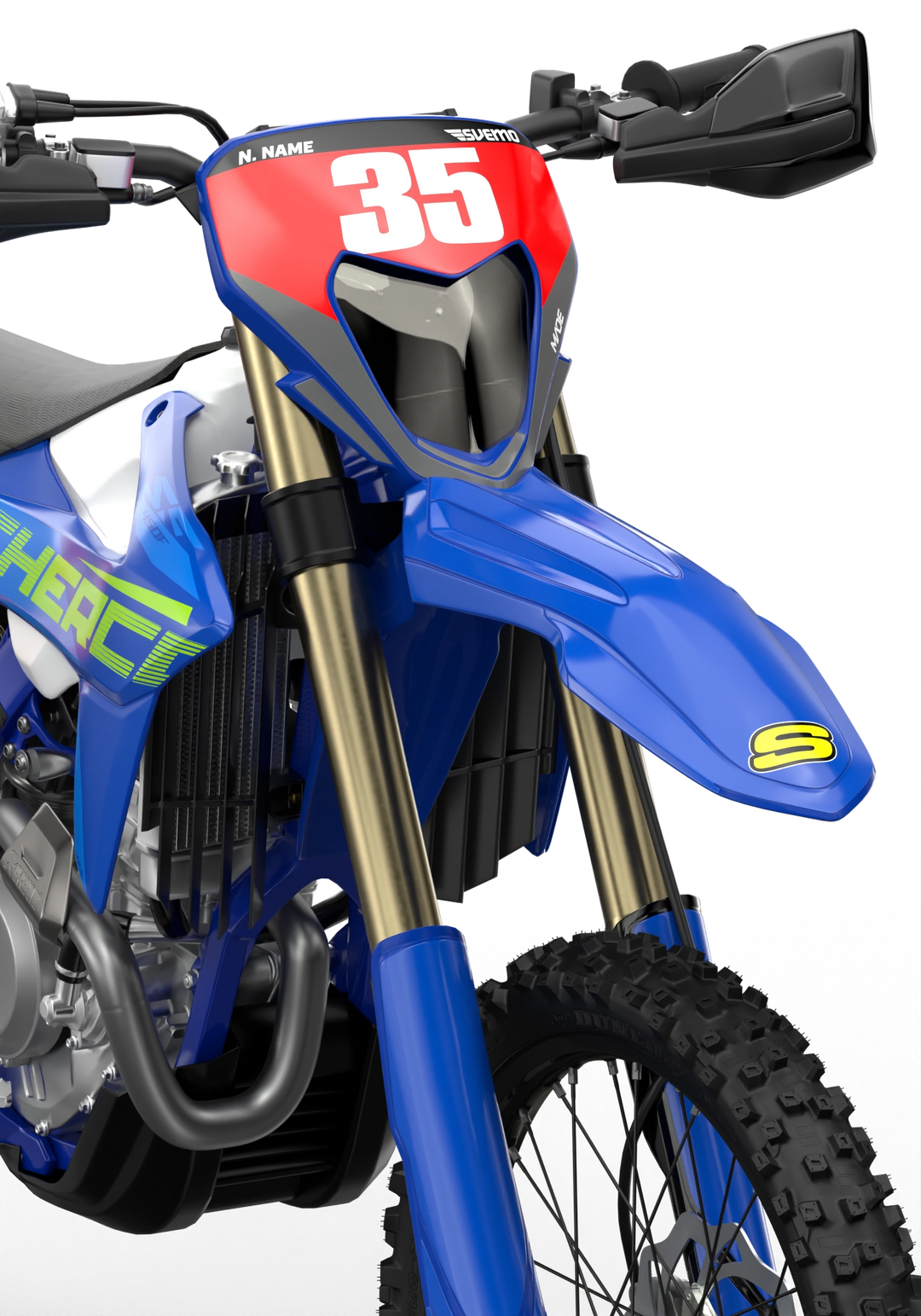 SHERCO ROLLER GREY NUMMERKIT
