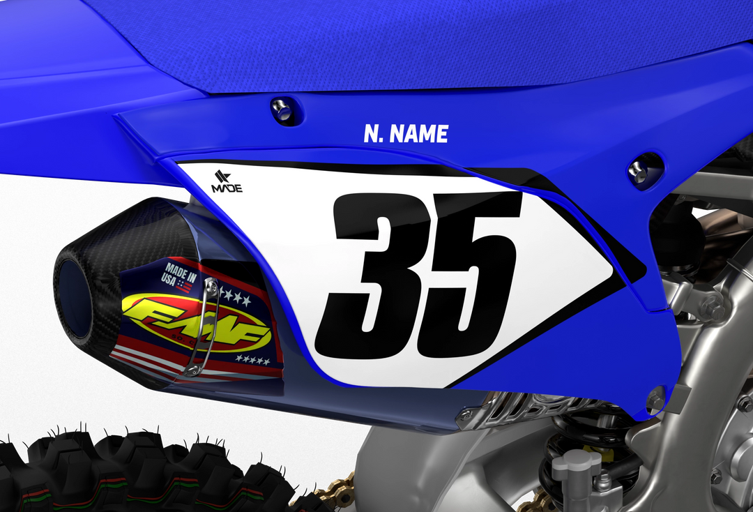 YAMAHA ROLLER BLUE NUMMERKIT