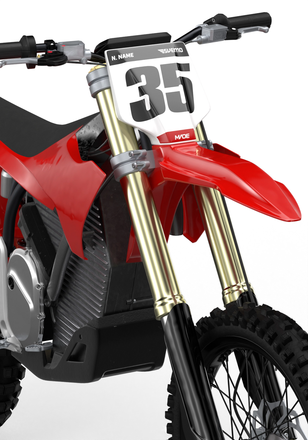 STARK VARG ROLLER RED NUMMERKIT