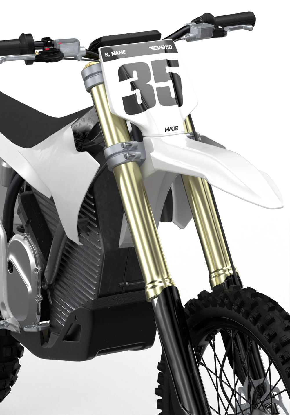 STARK VARG ROLLER WHITE NUMMERKIT