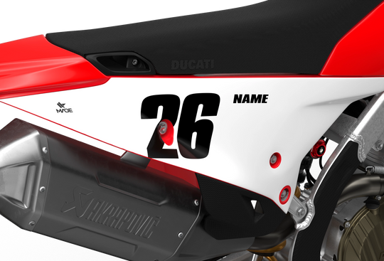 DUCATI SIMPLE NUMBER KIT - Madestickers