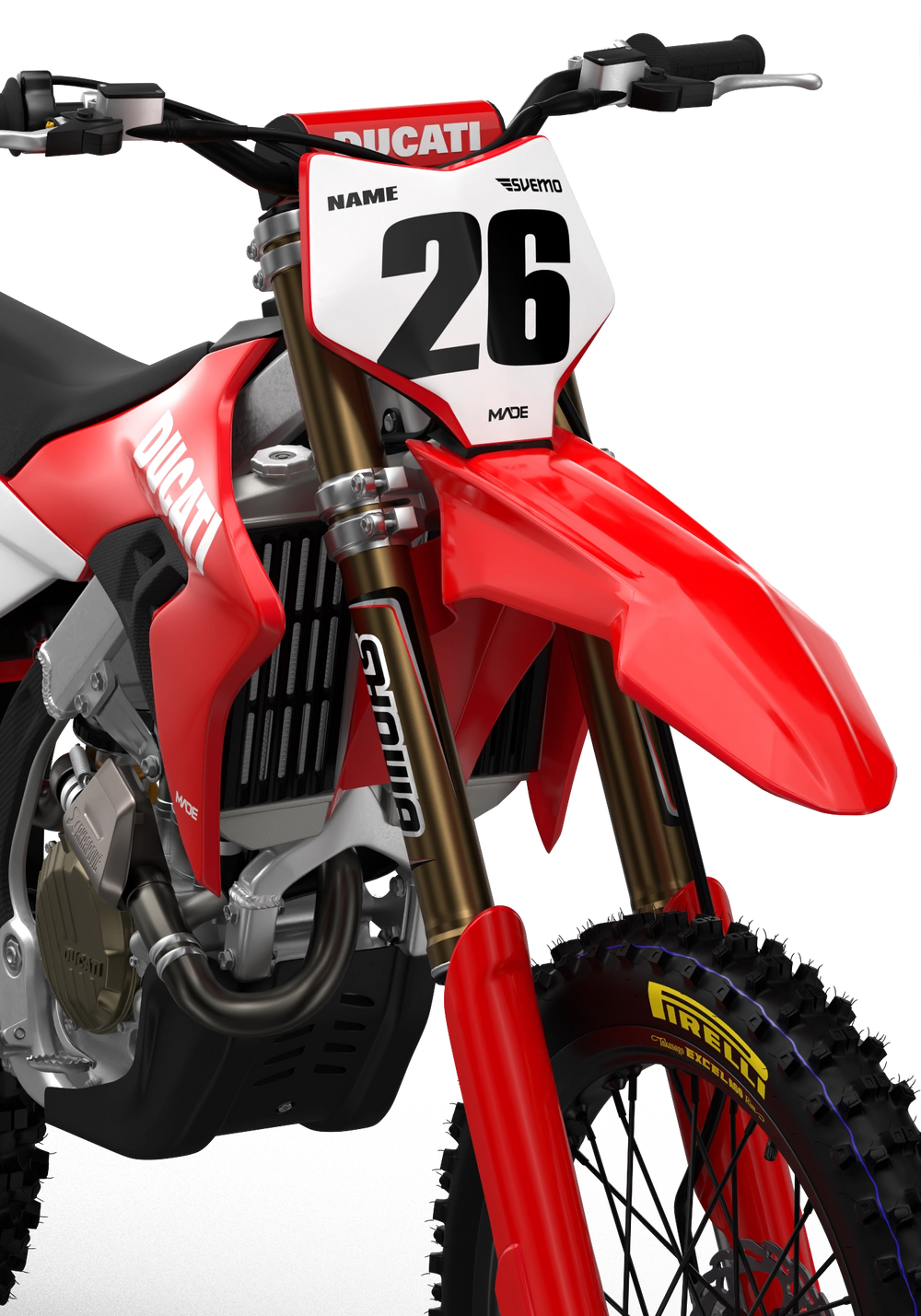 DUCATI SIMPLE NUMBER KIT - Madestickers