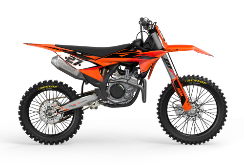 Stock 27 KTM Factory SX SXF 2025- 3D rendering licensed graphics from madestickers.com Red#color_red