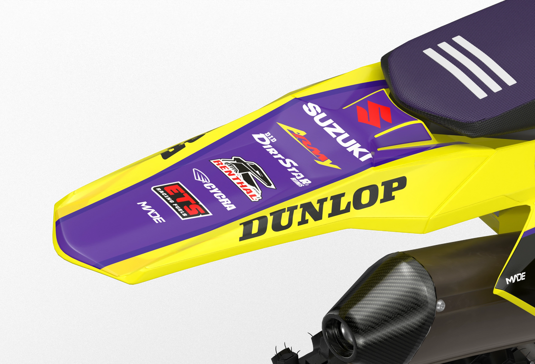 Suzuki RMZ Graphics for protection from madestickers.com Purple#color_purple