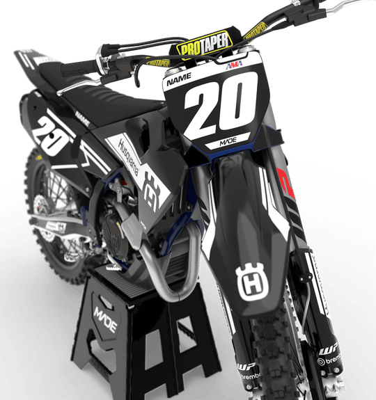 HUSQVARNA SWISS GRAPHICS KIT - Madestickers Black#color_black