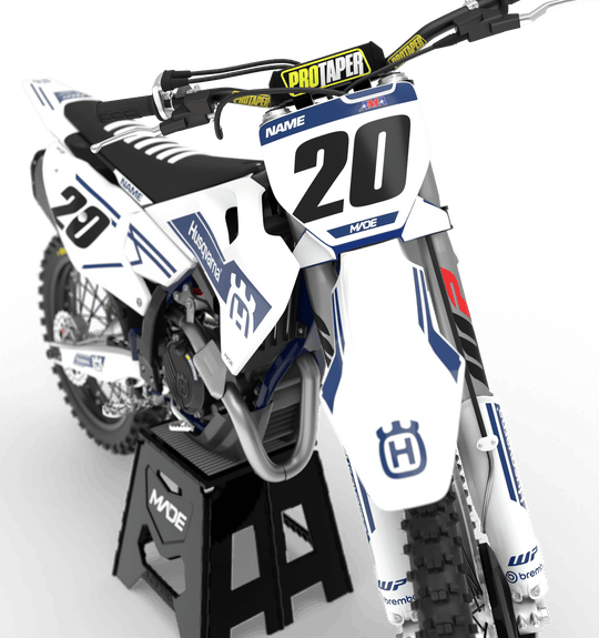 HUSQVARNA SWISS GRAPHICS KIT - Madestickers Blue#color_blue