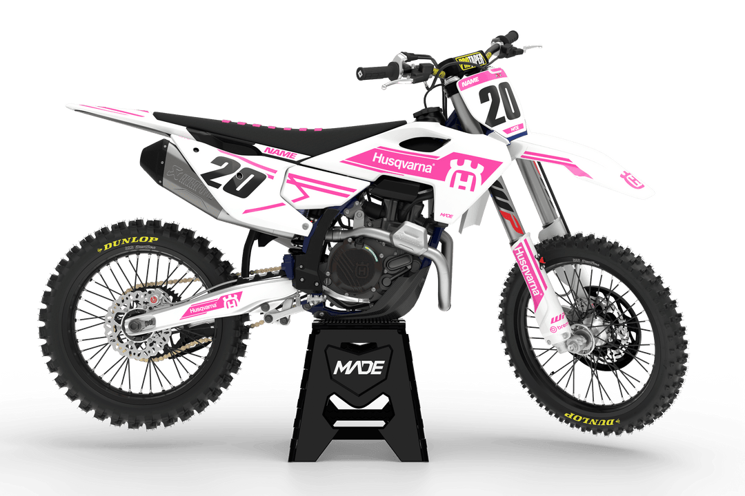 HUSQVARNA SWISS GRAPHICS KIT - Madestickers Pink#color_pink