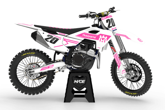 HUSQVARNA SWISS GRAPHICS KIT - Madestickers Pink#color_pink