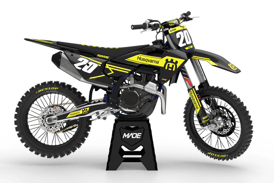 HUSQVARNA SWISS GRAPHICS KIT - Madestickers Yellow#color_yellow