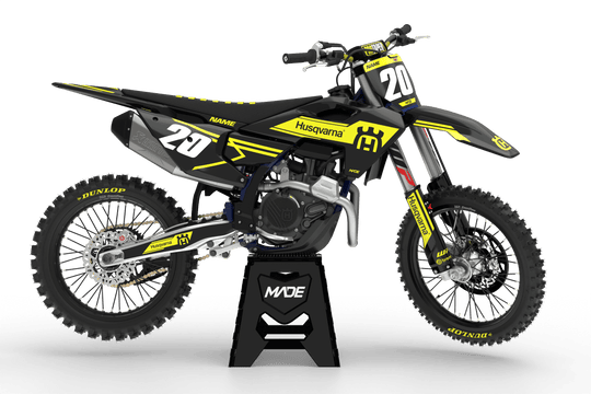 HUSQVARNA SWISS GRAPHICS KIT - Madestickers Yellow#color_yellow