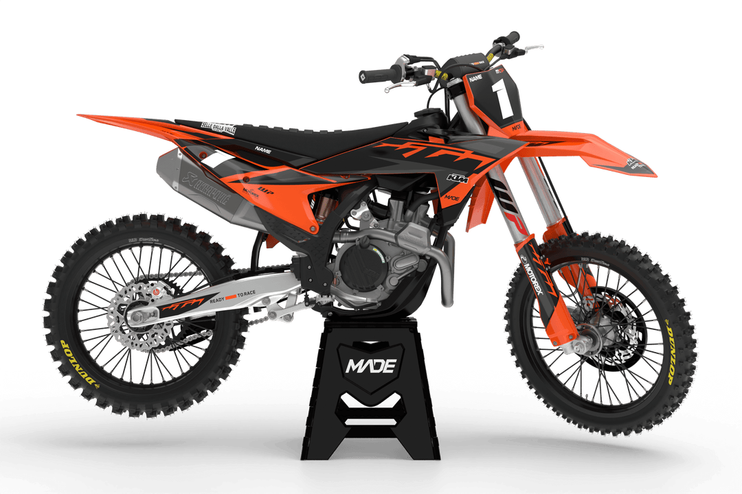 KTM ZEUS BLACK Graphic KIT - Madestickers Black#color_black