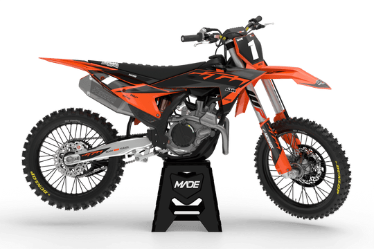 KTM ZEUS BLACK Graphic KIT - Madestickers Black#color_black