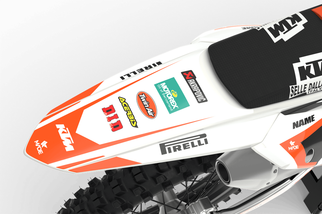 KTM LIMIT GRAPHICS KIT - Madestickers White#color_white