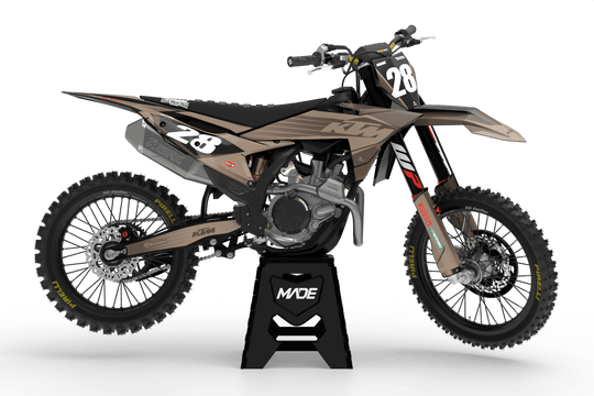 KTM LIMIT GRAPHICS KIT - Madestickers Brown#color_brown