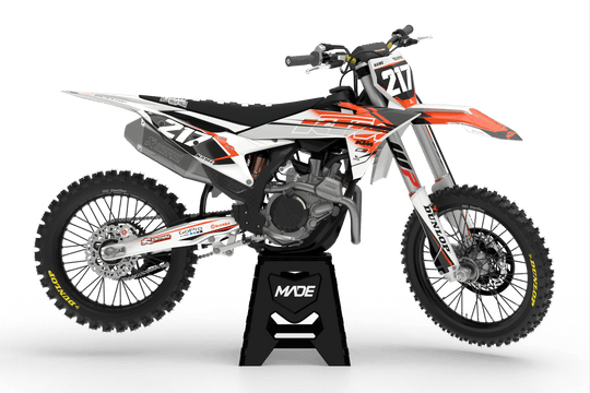 KTM POINT GRAPHICS KIT - Madestickers White#color_white