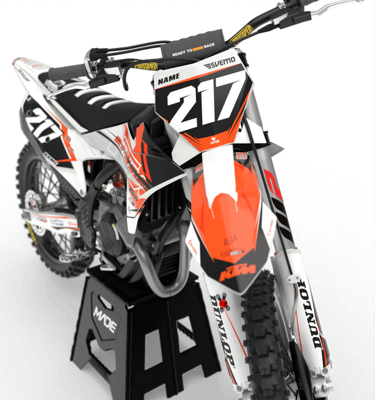 KTM POINT GRAPHICS KIT - Madestickers White#color_white