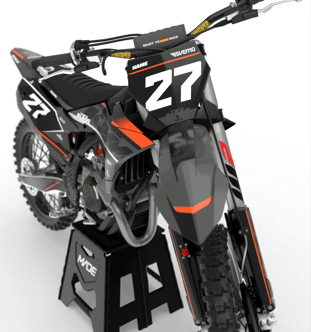 KTM PRIME GRAPHICS KIT - Madestickers Grey#color_grey