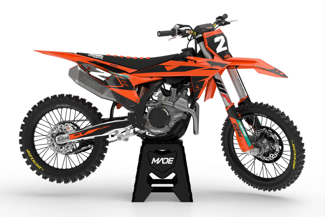 KTM STEALTH GRAPHICS KIT - Madestickers Orange#color_orange