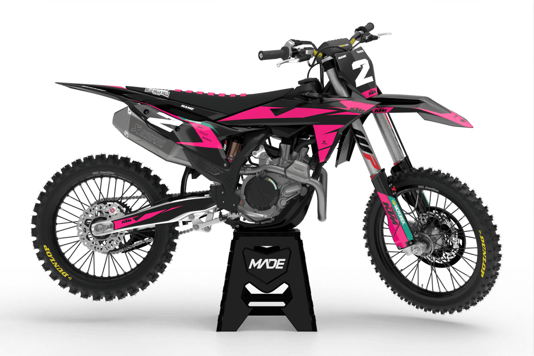 KTM STEALTH GRAPHICS KIT - Madestickers Pink#color_pink