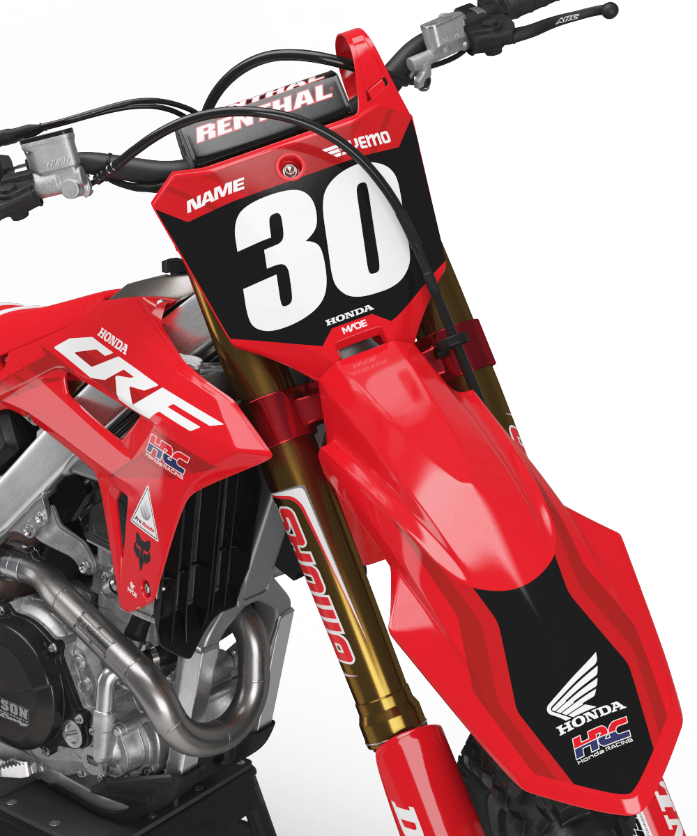 HONDA RACER GRAPHICS KIT - Madestickers Red#color_red