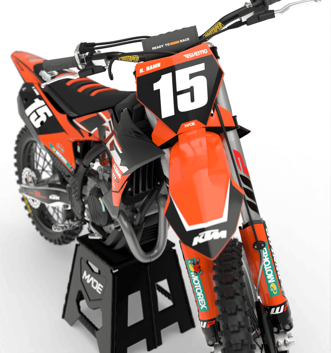 KTM STORM GRAPHICS KIT - Madestickers Black#color_black