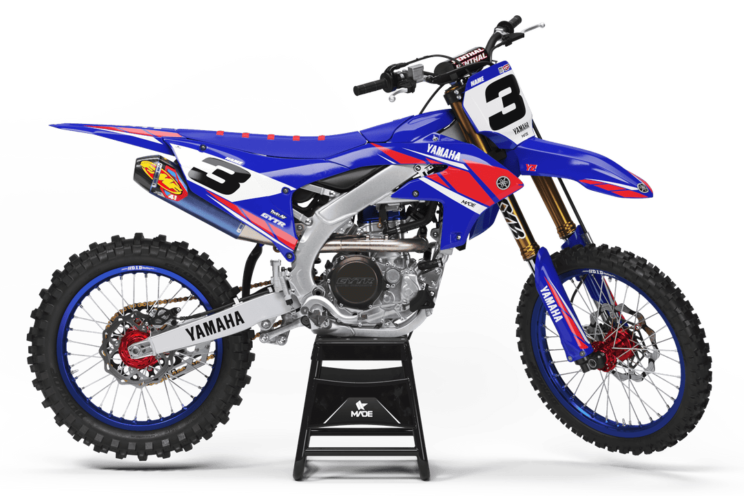 YAMAHA INFINITY GRAPHICS KIT - Madestickers Blue#color_blue