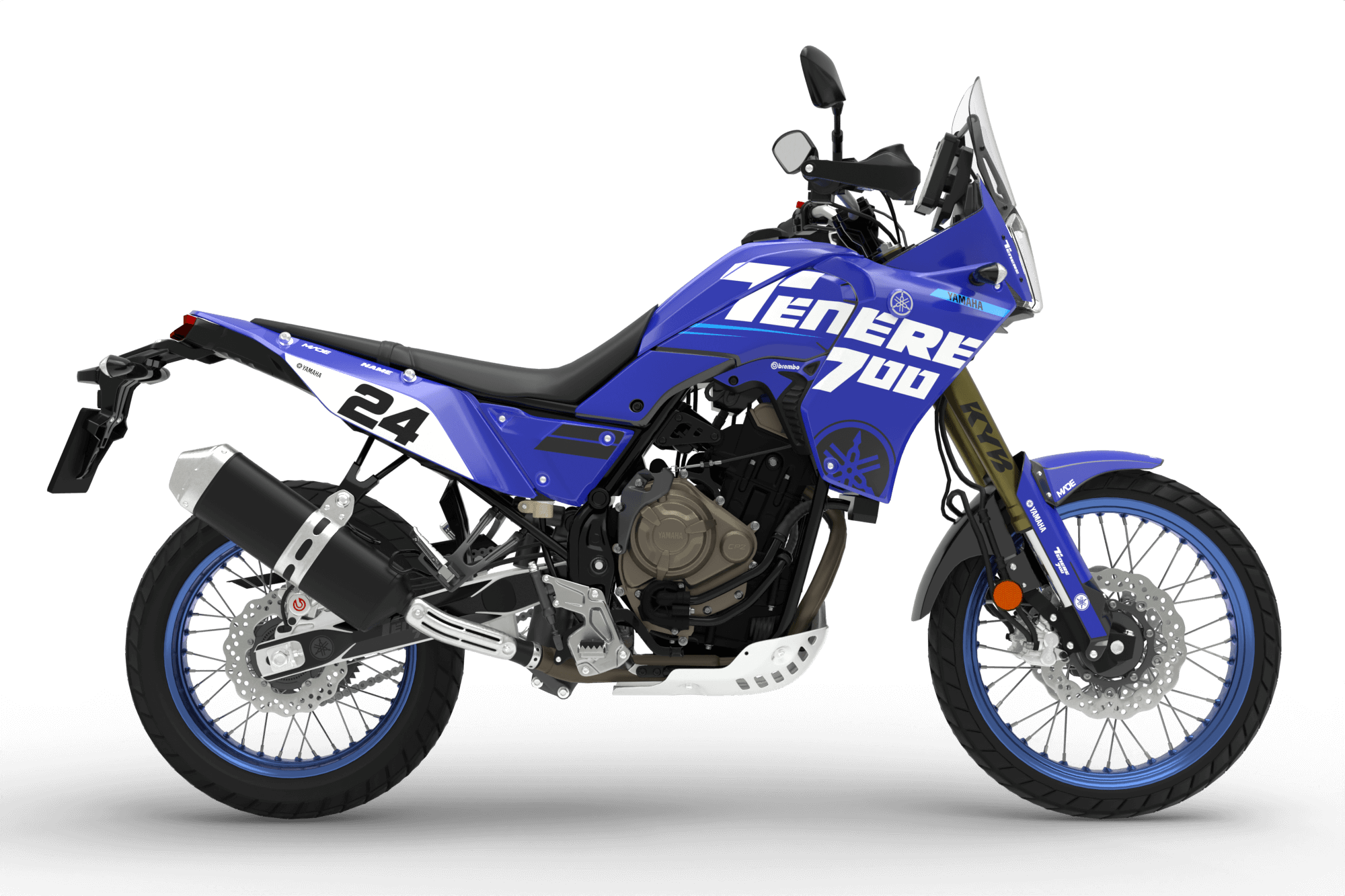 YAMAHA TENERE CLEAN GRAPHICS KIT - Madestickers