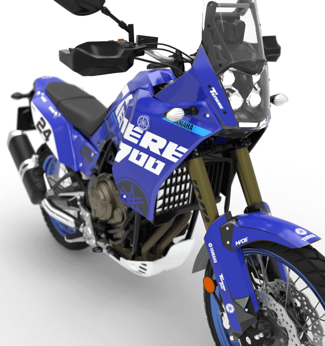 YAMAHA TENERE CLEAN GRAPHICS KIT - Madestickers