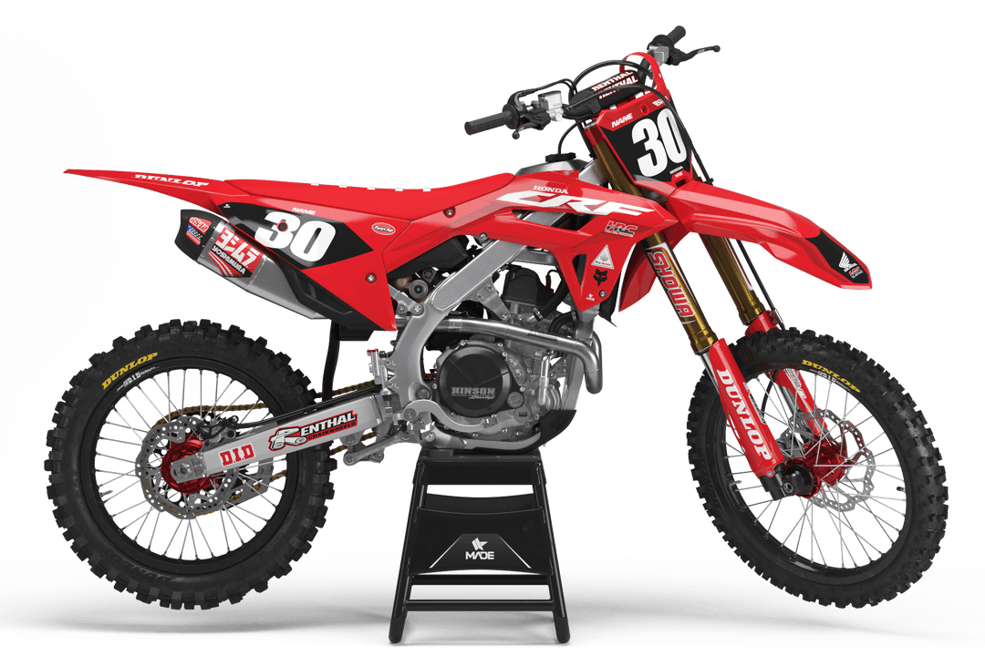 HONDA RACER GRAPHICS KIT - Madestickers Red#color_red