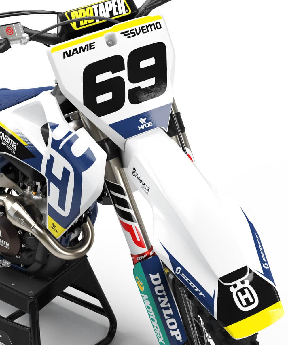 HUSQVARNA CLEAN GRAPHICS KIT - Madestickers