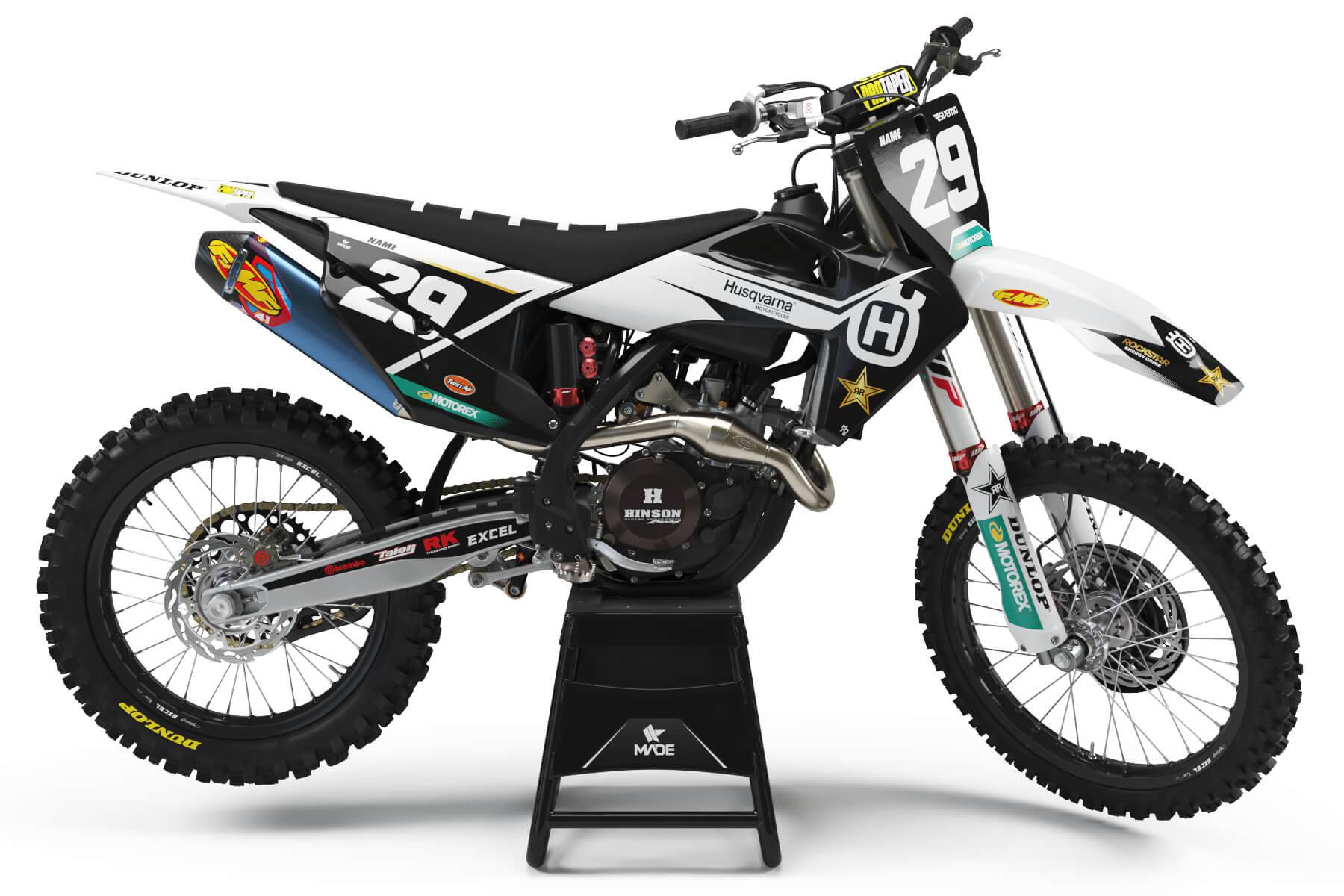 HUSQVARNA RACER GRAPHICS KIT - Madestickers