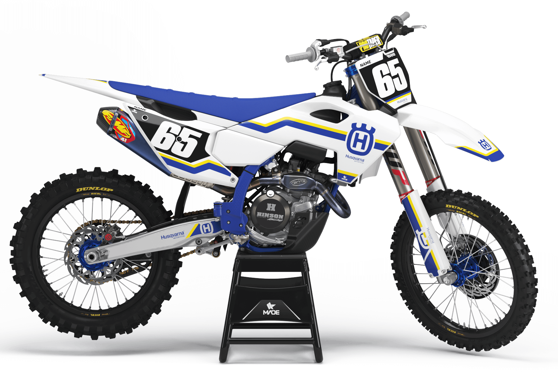 HUSQVARNA RETRO GRAPHICS KIT - Madestickers