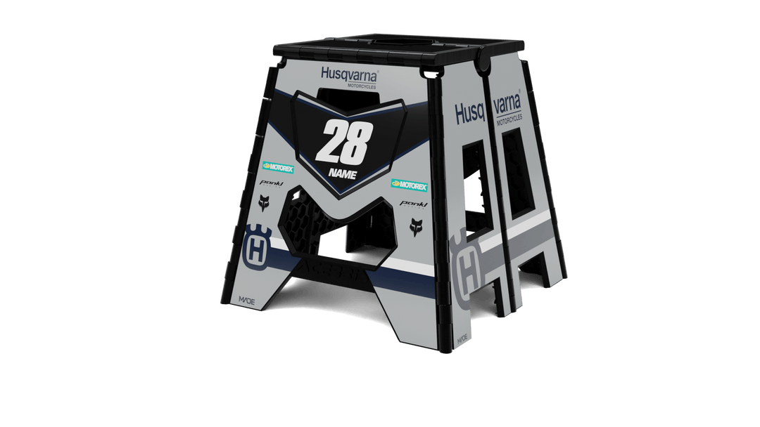 HUSQVARNA TREK BLUE ACERBIS STAND - Madestickers