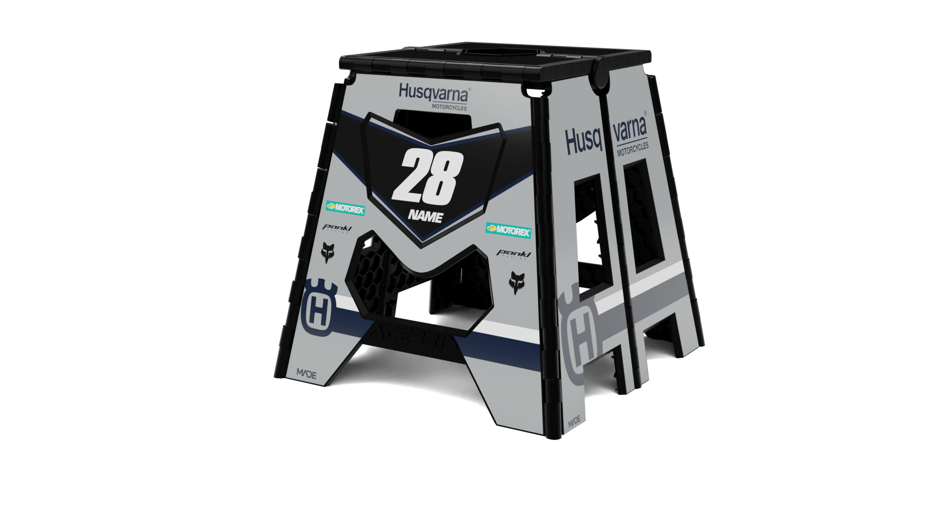 HUSQVARNA TREK BLUE ACERBIS STAND - Madestickers