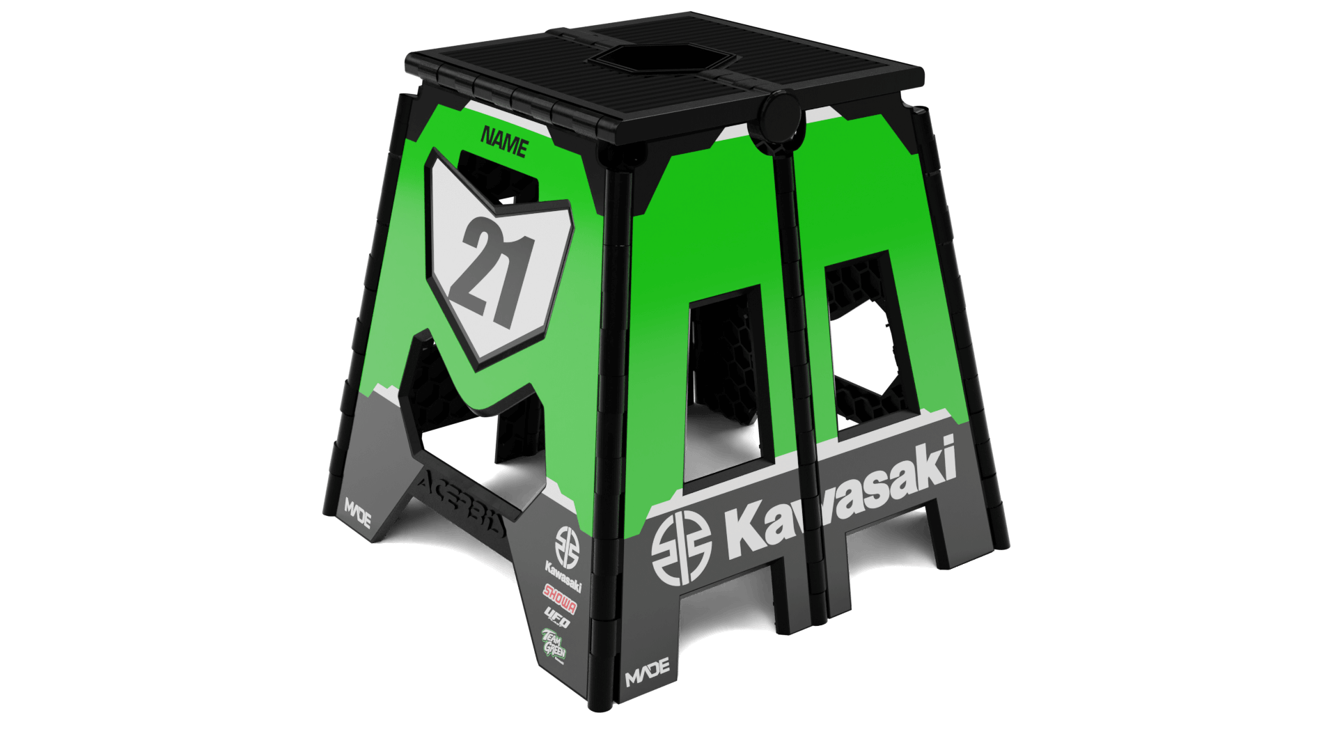 KAWASAKI FACTORY ACERBIS STAND - Madestickers