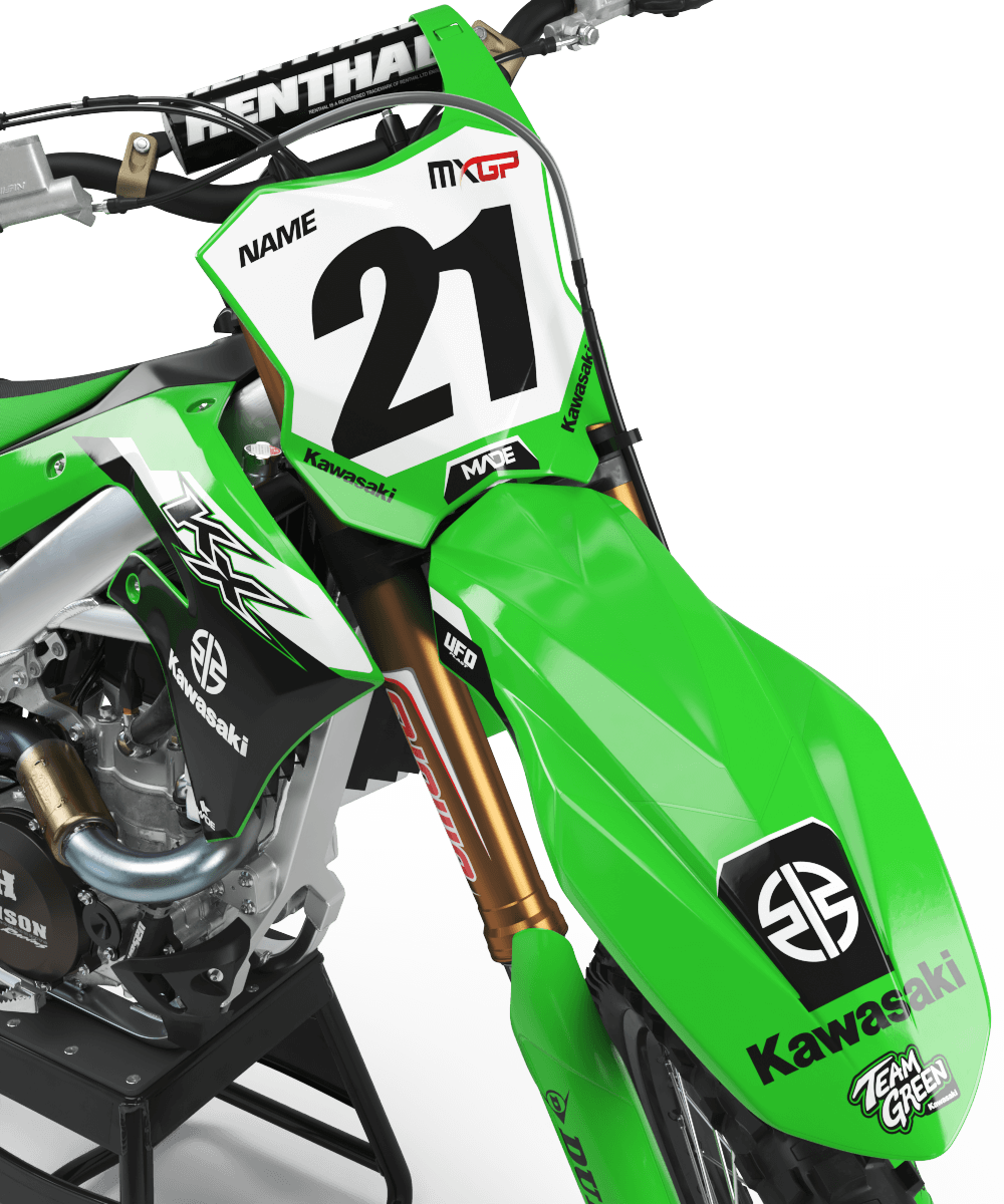 KAWASAKI FACTORY GRAPHICS KIT - Madestickers