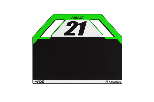 KAWASAKI FACTORY PITBOARD - Madestickers