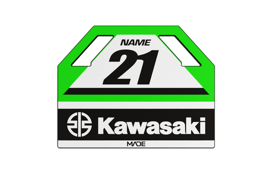 KAWASAKI FACTORY PITBOARD - Madestickers