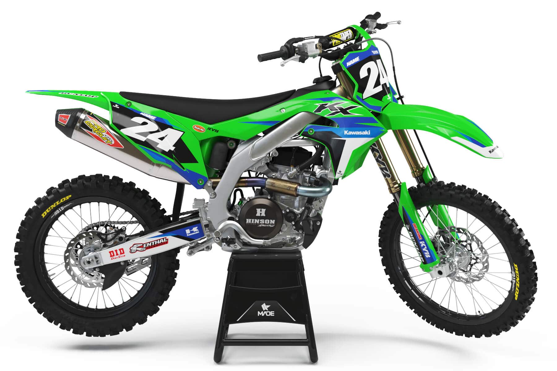 KAWASAKI PRO GRAPHICS KIT - Madestickers