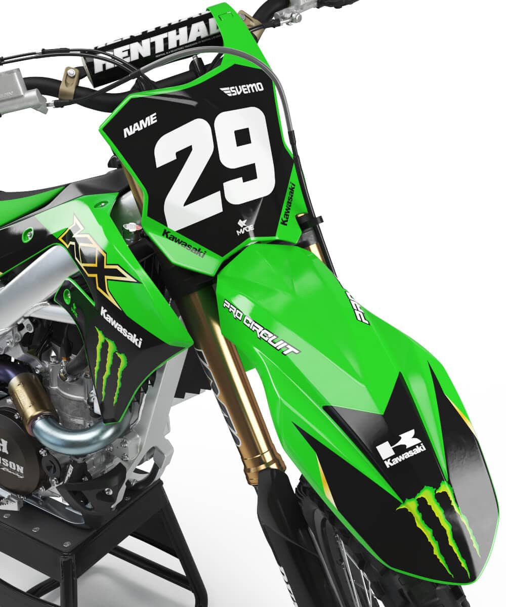 KAWASAKI RACER GRAPHICS KIT - Madestickers