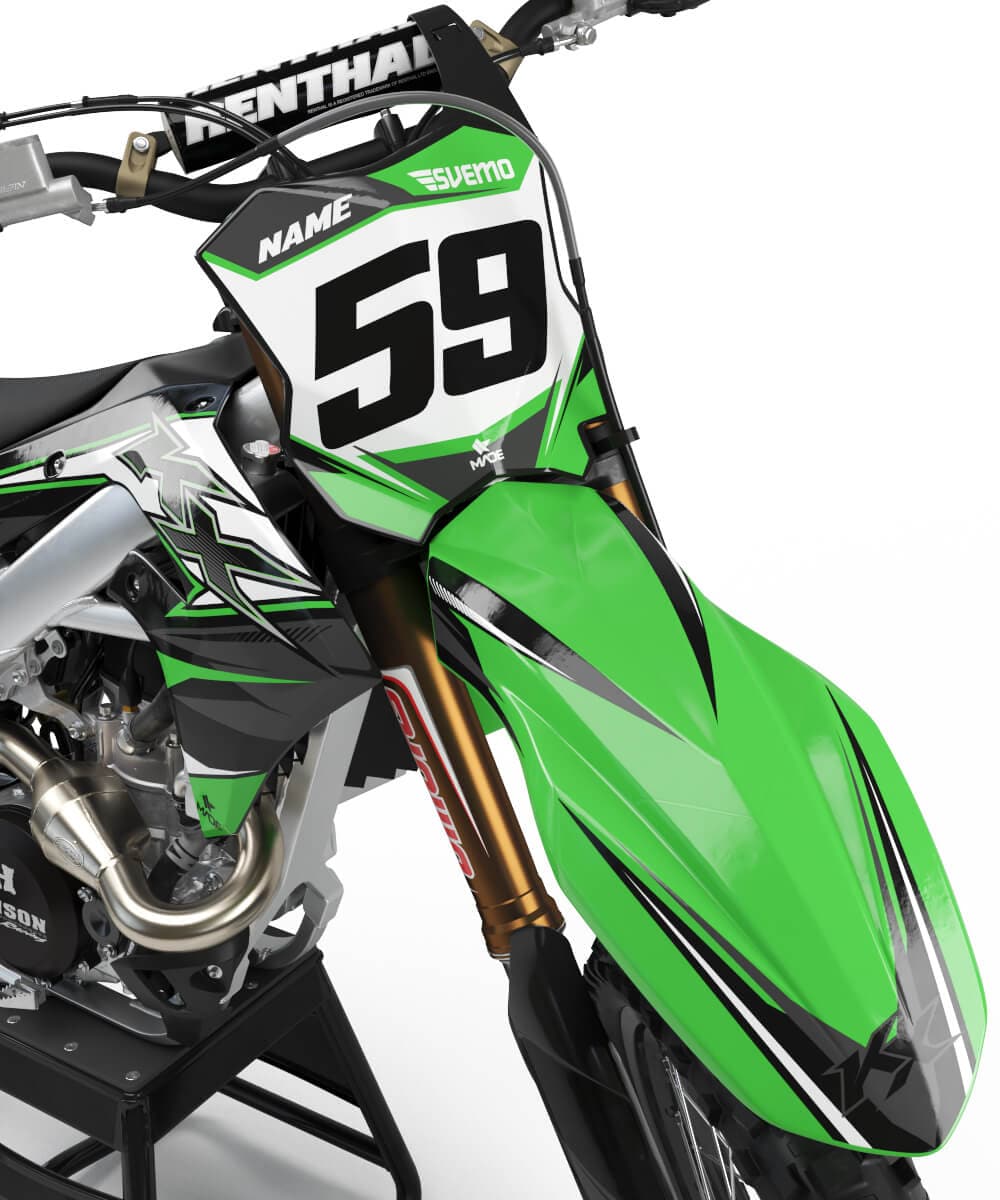 KAWASAKI SKETCH GRAPHICS KIT - Madestickers