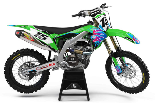 KAWASAKI SPLASH GRAPHICS KIT - Madestickers