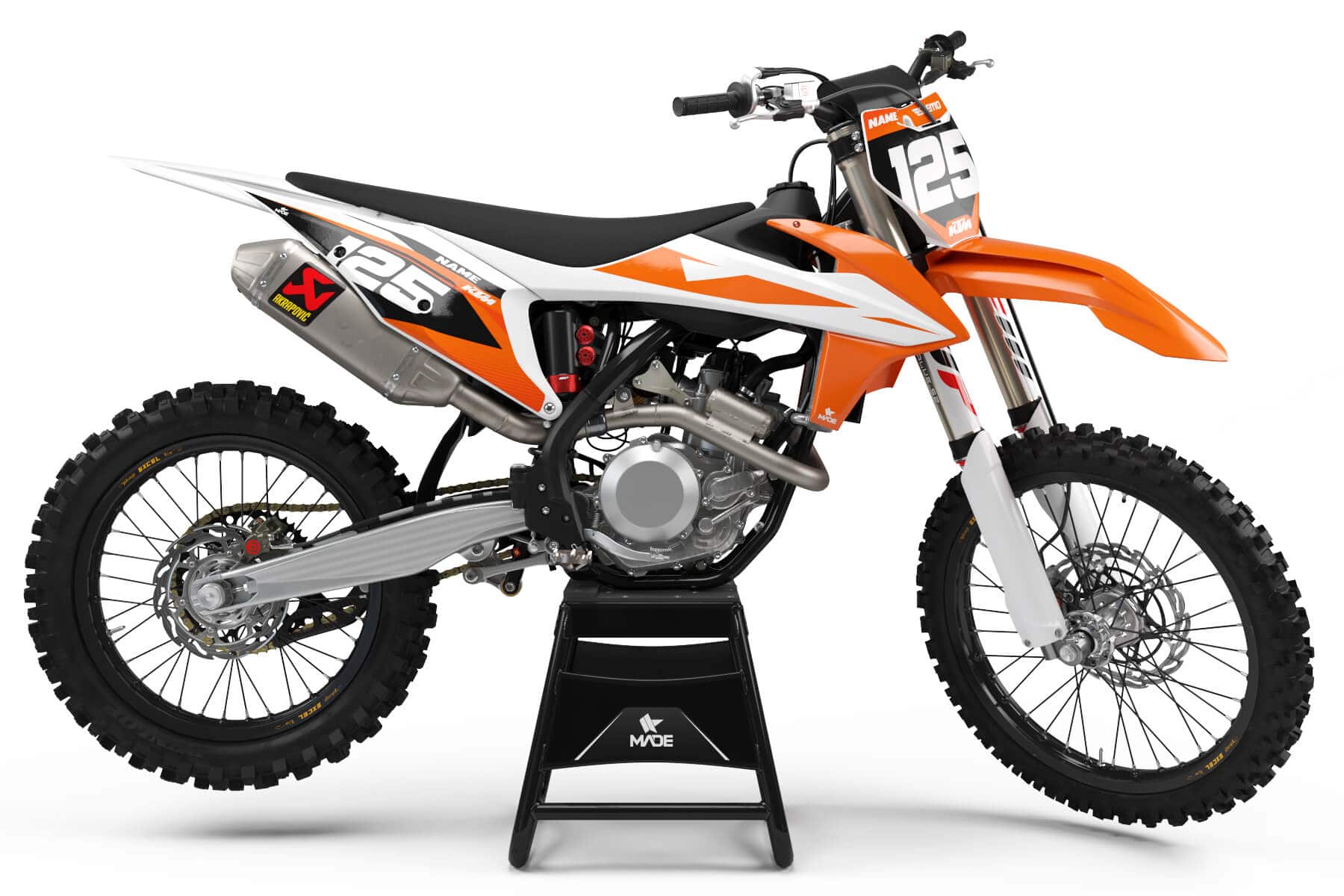 KTM DIRT NUMBER KIT - Madestickers