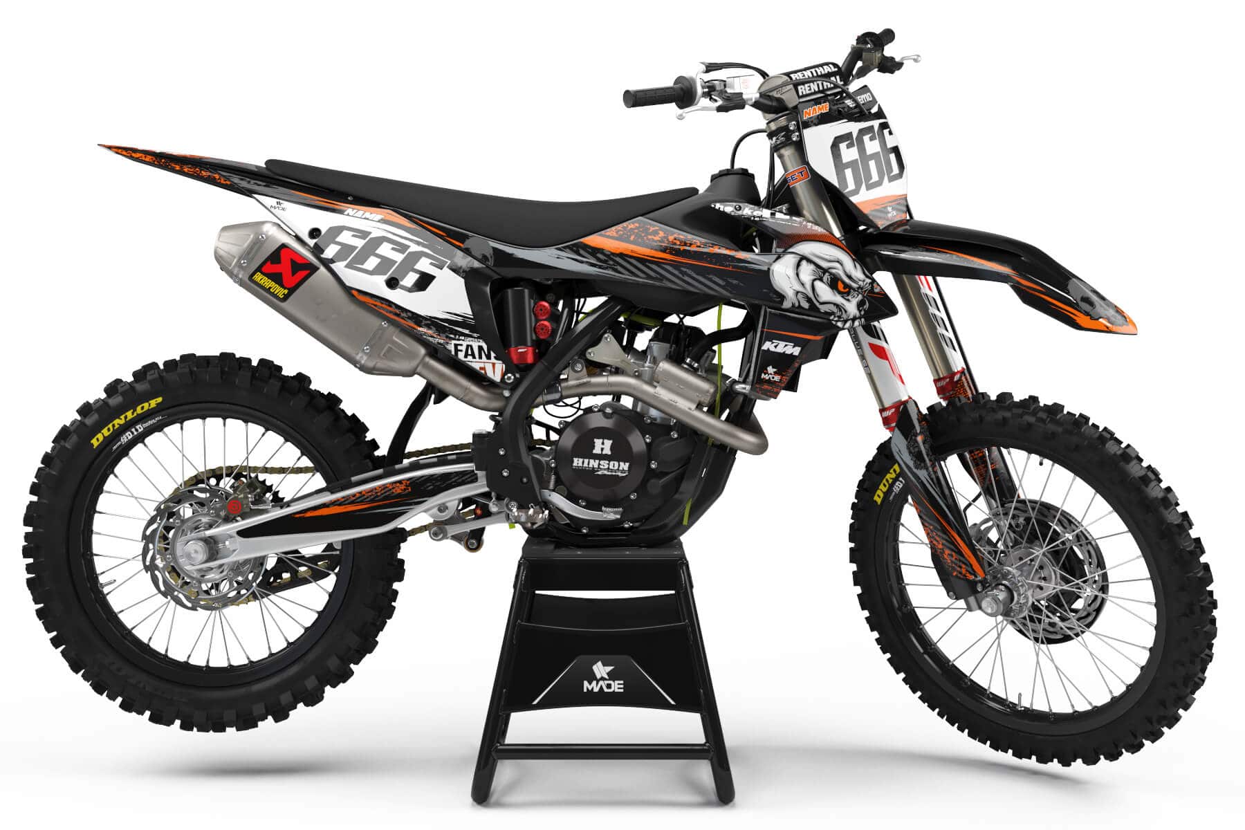 KTM SKULL GRAPHICS KIT - Madestickers