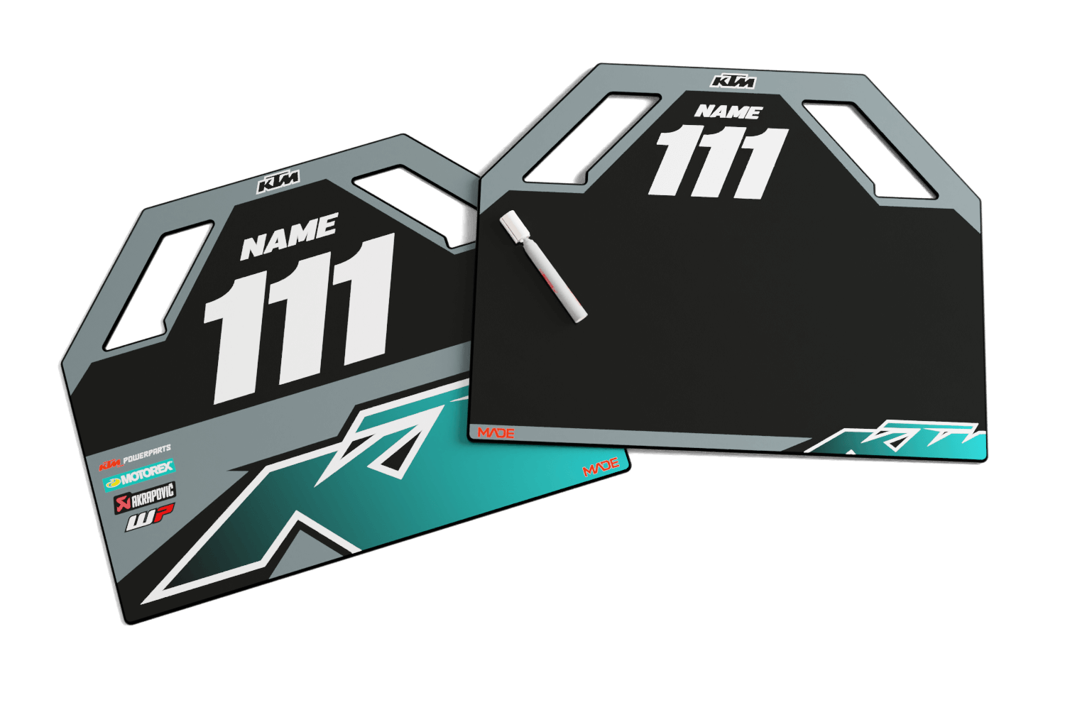 KTM TURBO GREY PITBOARD - Madestickers