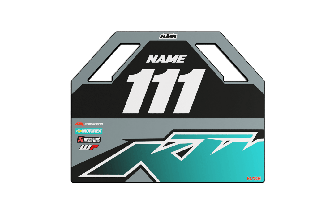 KTM TURBO GREY PITBOARD - Madestickers