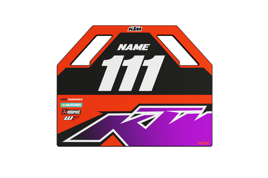 KTM TURBO ORANGE PITBOARD - Madestickers